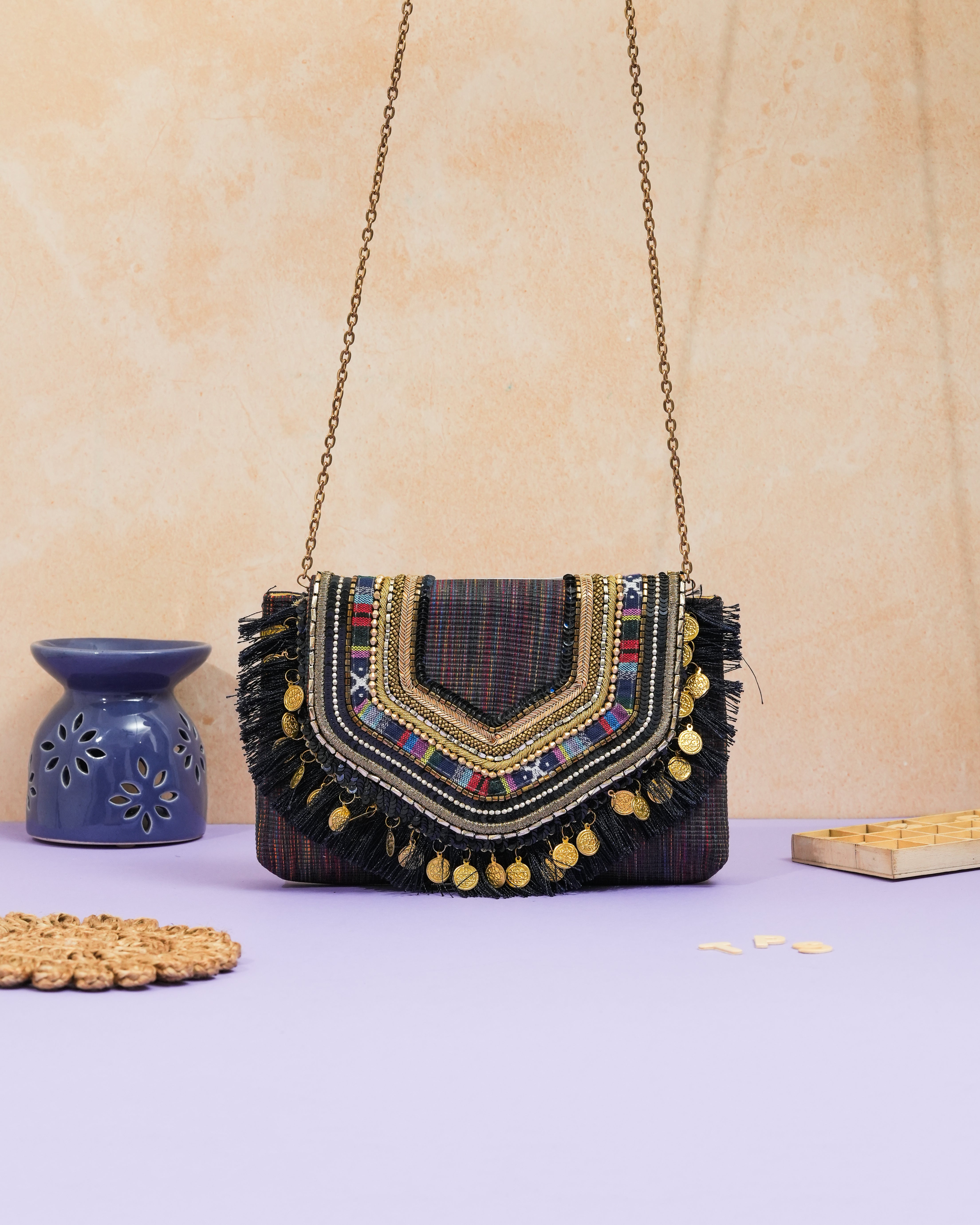 Boho Love clutch