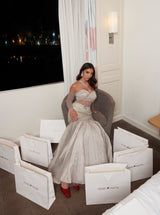 Grey Fishcut Gown