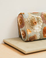 Flower sequin clutch