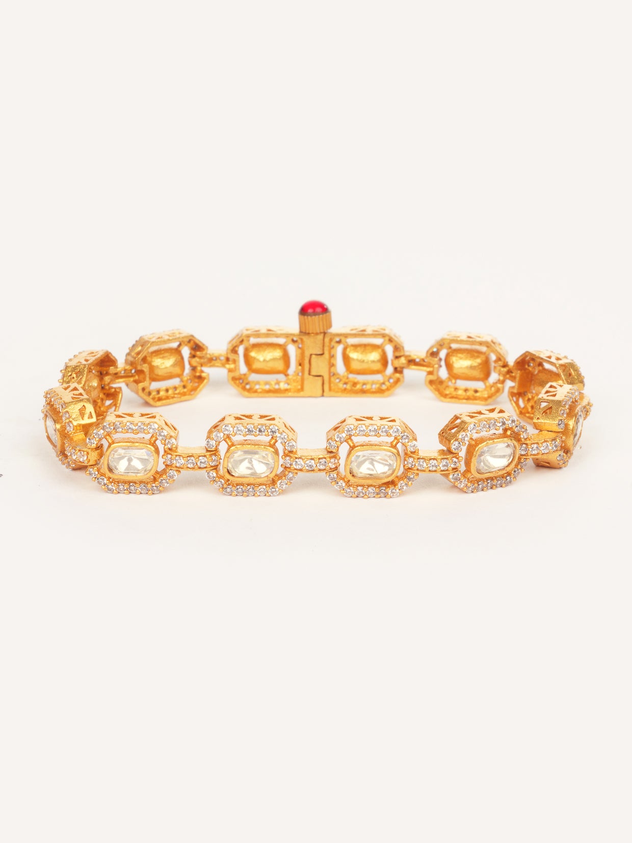 Elegant and classy moissanite bracelet