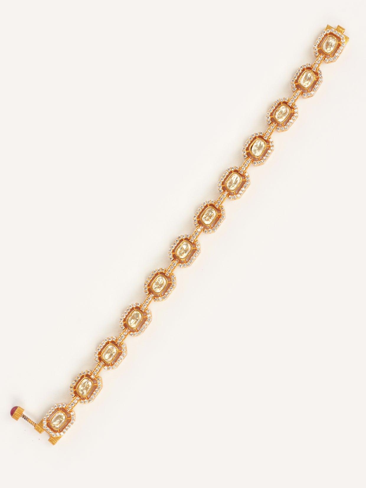 Elegant and classy moissanite bracelet
