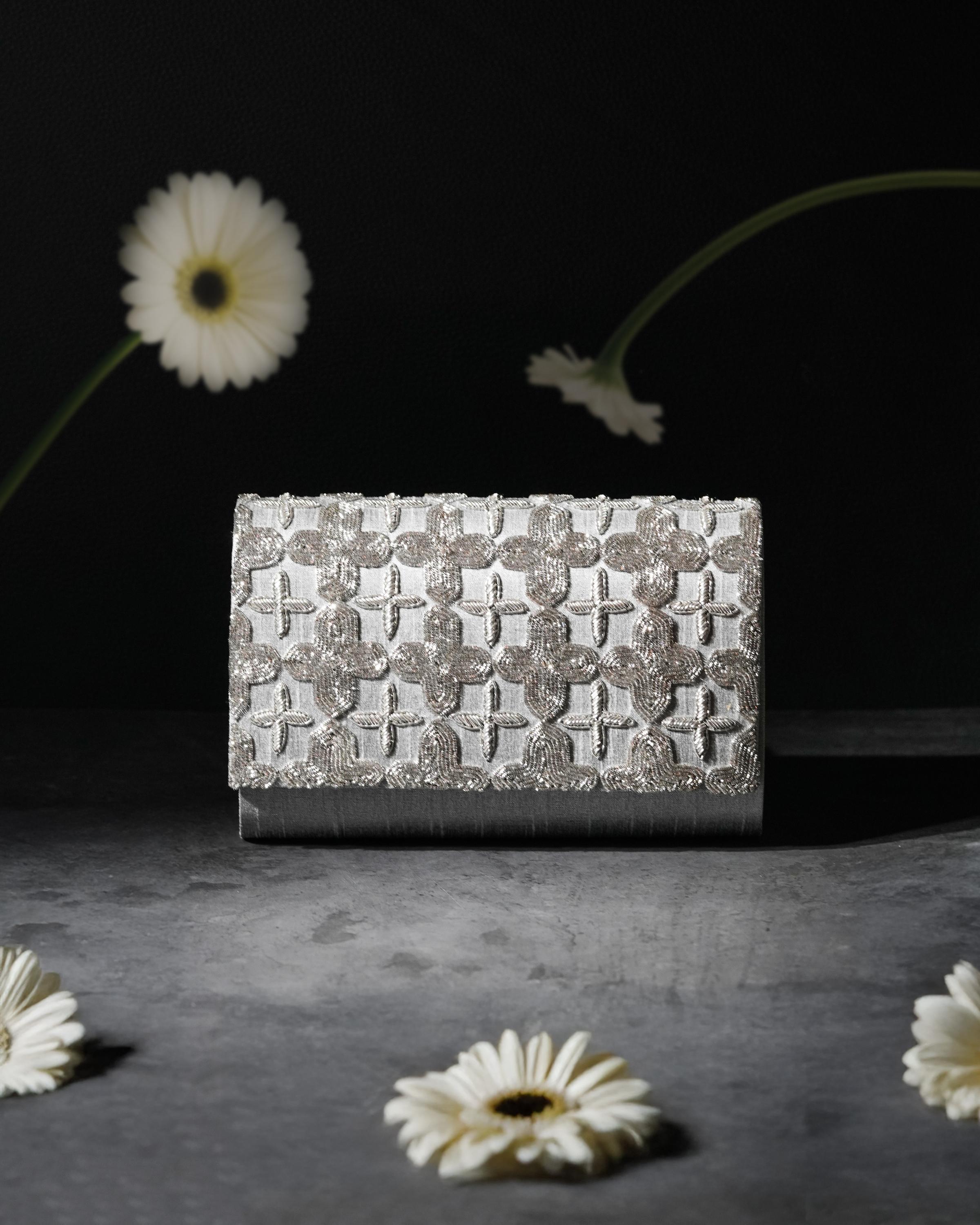 S for Silver clutch