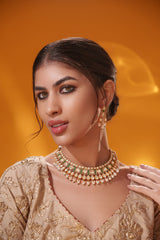 Dramatic and stylish moissanite set with matching earrings