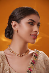Dramatic and stylish moissanite set with matching earrings