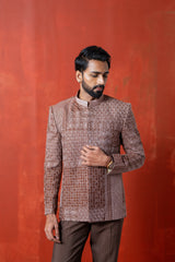 Brown Kantha