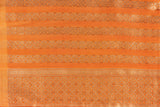 Orange Pure Katan Silk Bridal Banarasi Handloom Saree