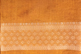 Coffee Brown Pure Katan Silk Banarasi Handloom Saree