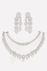 Multiwear dramatic and versatile diamond necklace set