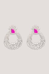 Classic and elegant pair of diamond earrings