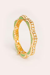 Classy and stylish kundan pair of bangles