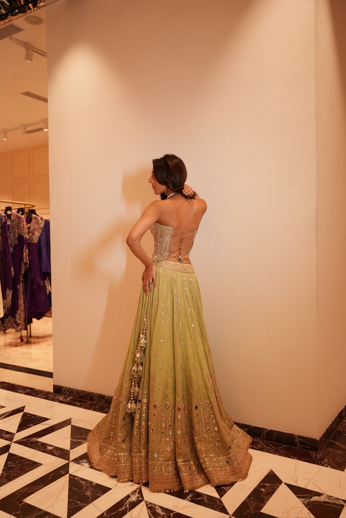 Mallaikaa Chheda In Zivaya Lehenga Set