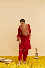 MEHZA - SHORT CHAUGA WITH SALWAR AND DUPATTA