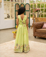 Breezy Green Embroidered Lehenga Set