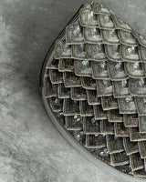 Ombre grey clutch