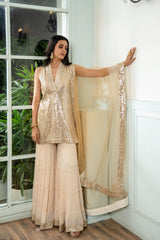 In-Cut Kurta Garara Set