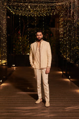 Ivory Impression Jacket set. 3 (Jacket + Shirt + Pant)