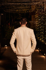 Ivory Impression Jacket set. 3 (Jacket + Shirt + Pant)
