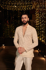 Ivory Impression Jacket set. 3 (Jacket + Shirt + Pant)