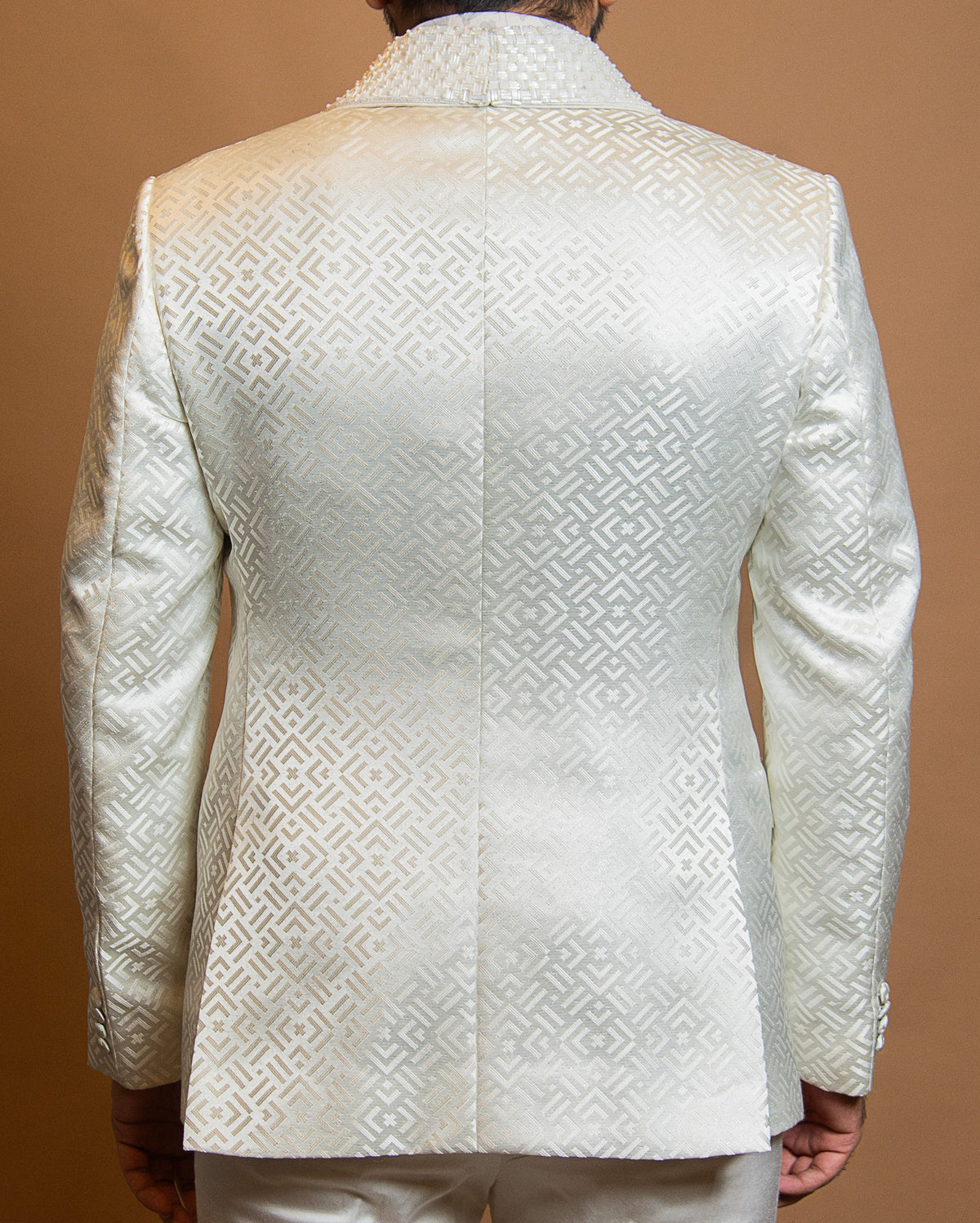 IVORY TUXEDO JACKET AND PANT