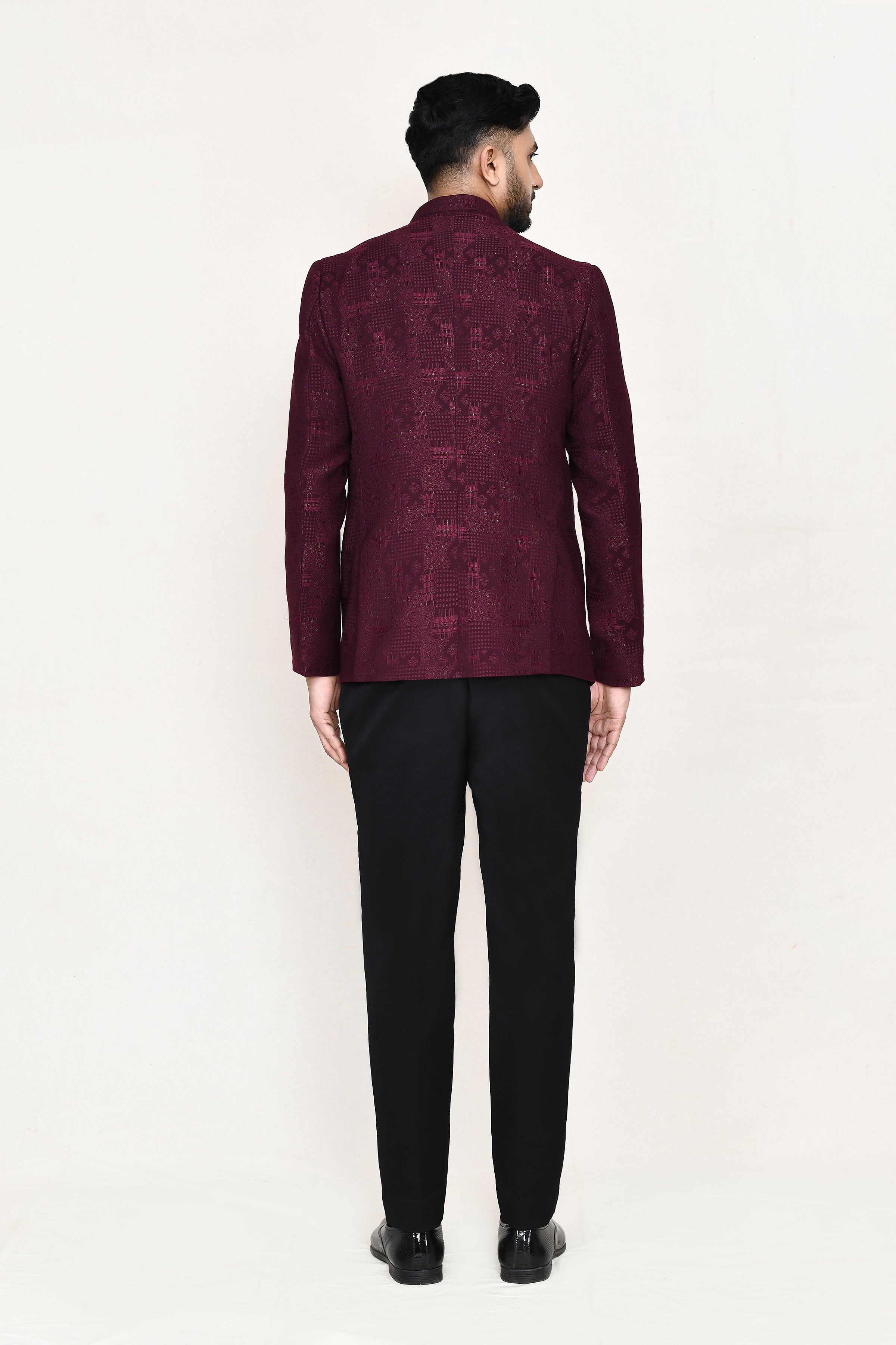 open prince coat, jacket with pant