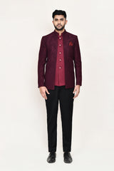 open prince coat, jacket with pant