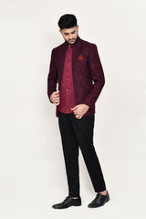 open prince coat, jacket with pant