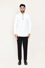 open prince coat, kurta with pant