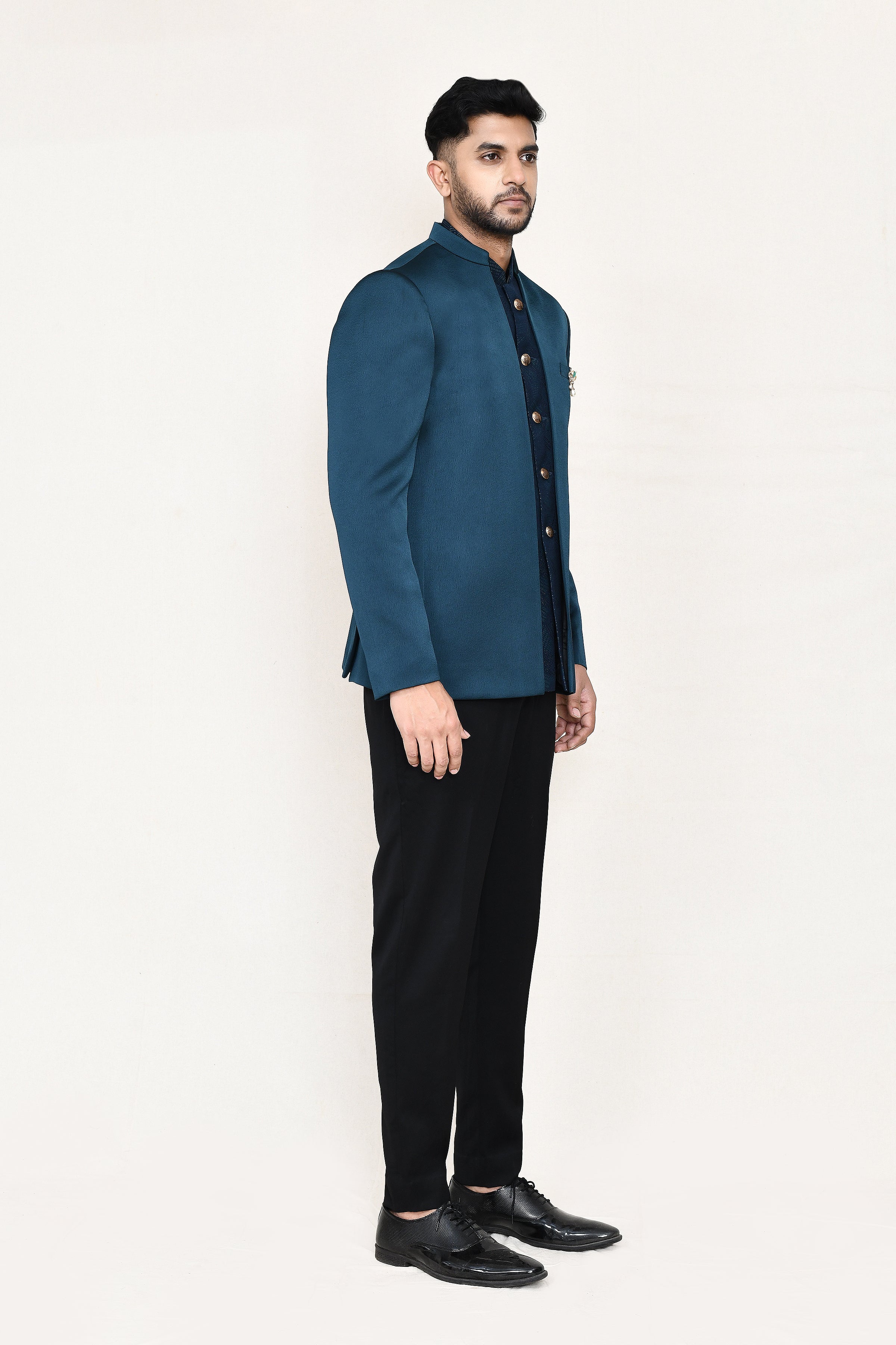 open prince coat, jacket with pant