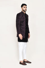 open jacket, indowestern with pant