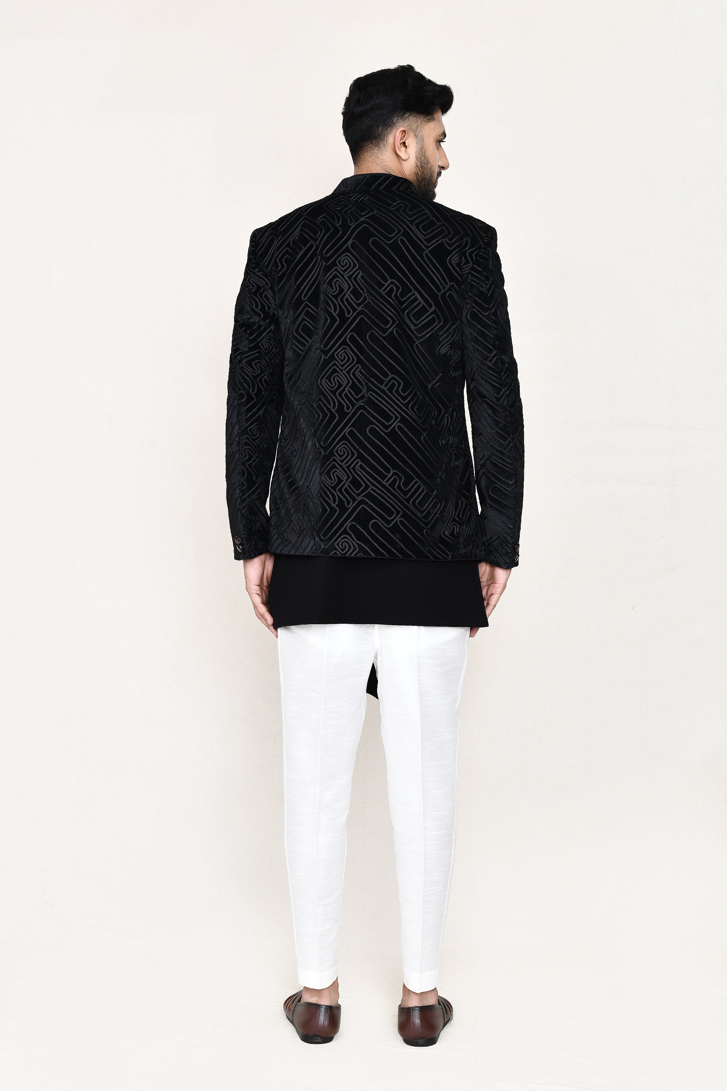 open jacket, indowestern with pant