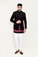 open prince coat, kurta with straight fit pant