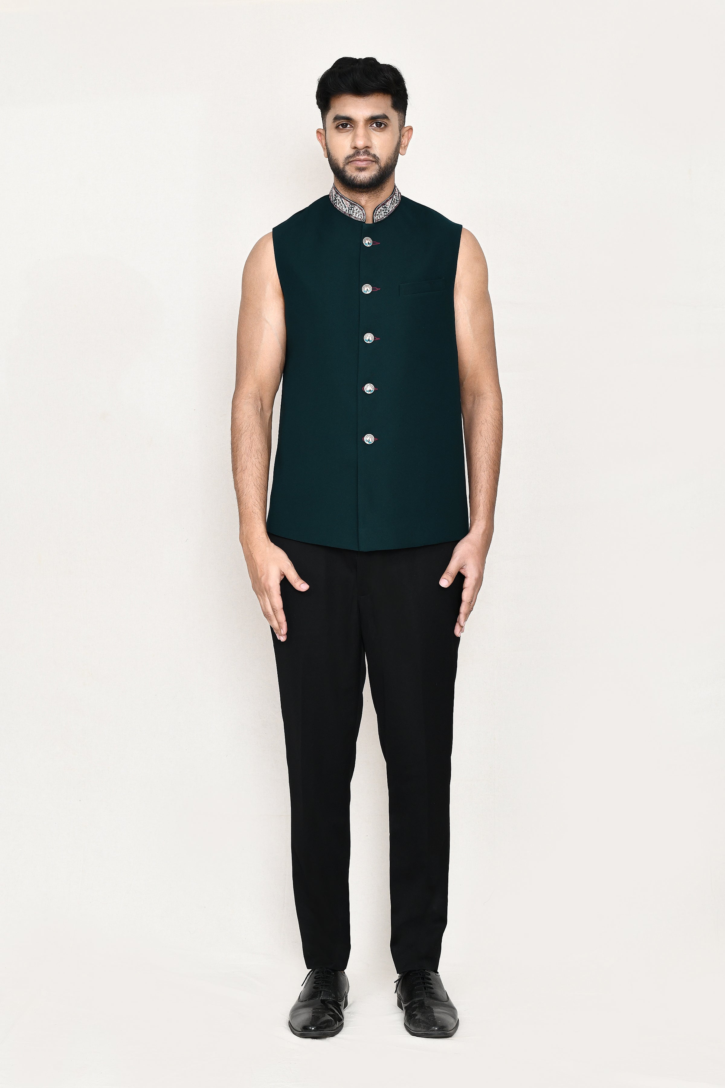 open prince coat, jacket with pant