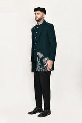 open prince coat, jacket with pant