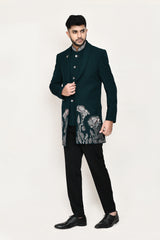 open prince coat, jacket with pant