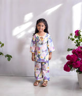 Floral Printed Kurti with Sharara