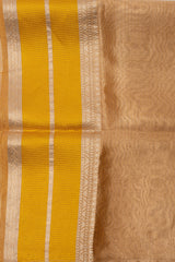 Yellow Pure Tissue Silk Banarasi Handloom Saree