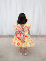 Yellow Organza frock