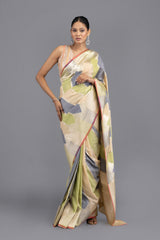 Rangkat Pure Soft Satin Silk Banarasi Handloom Saree