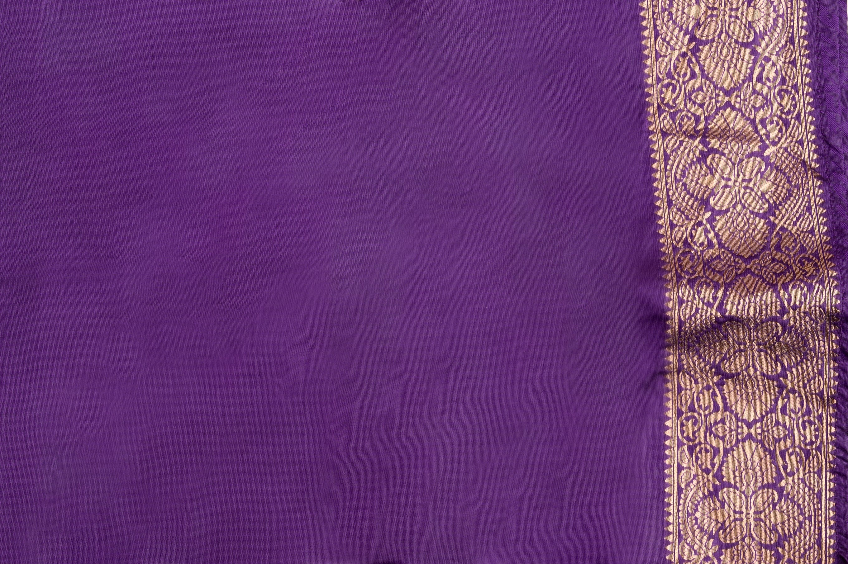 BLUE PURE SILK BANARASI HANDLOOM SAREE