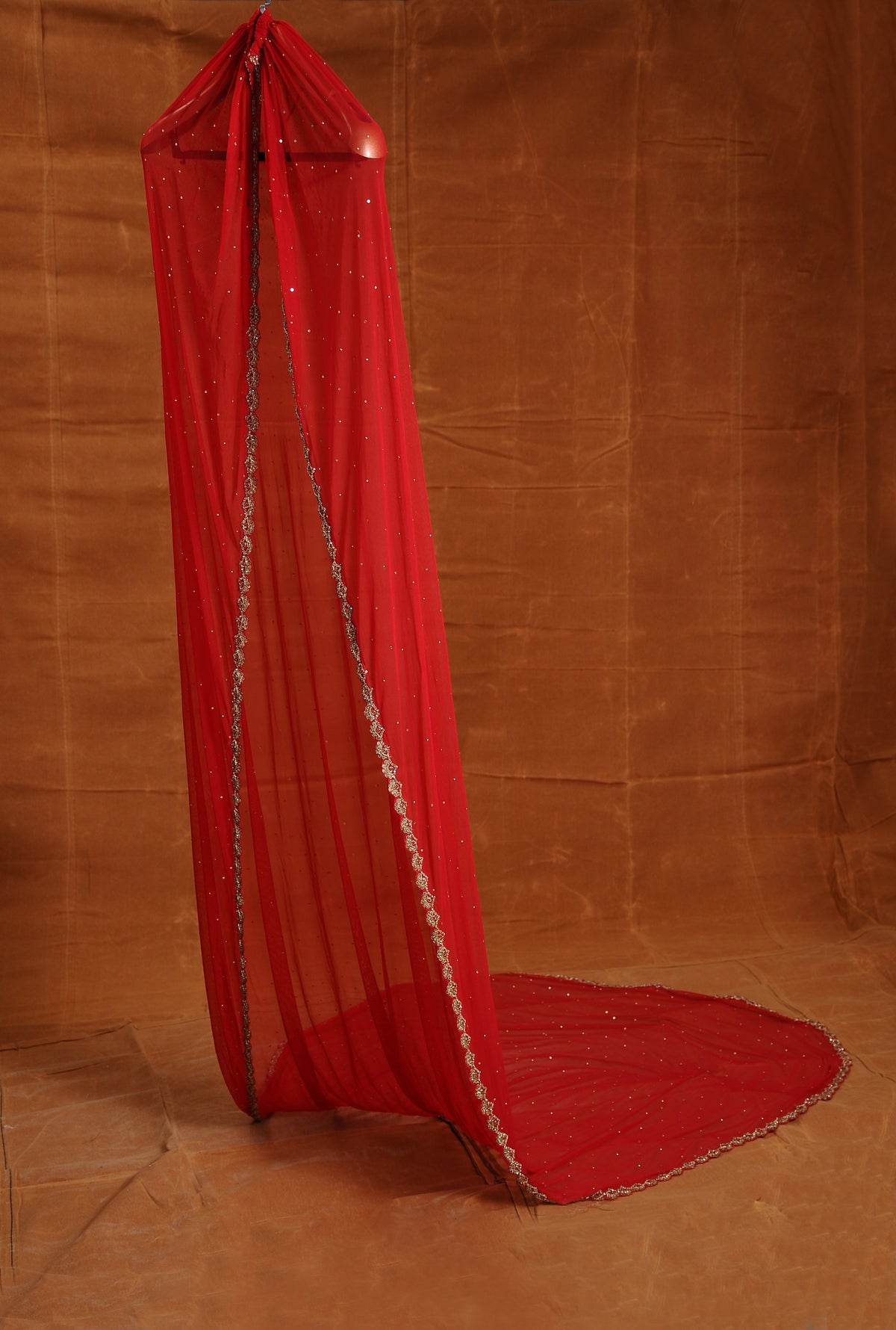 Red Raas Lehenga