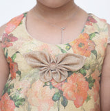 Printed Shimmer Dress