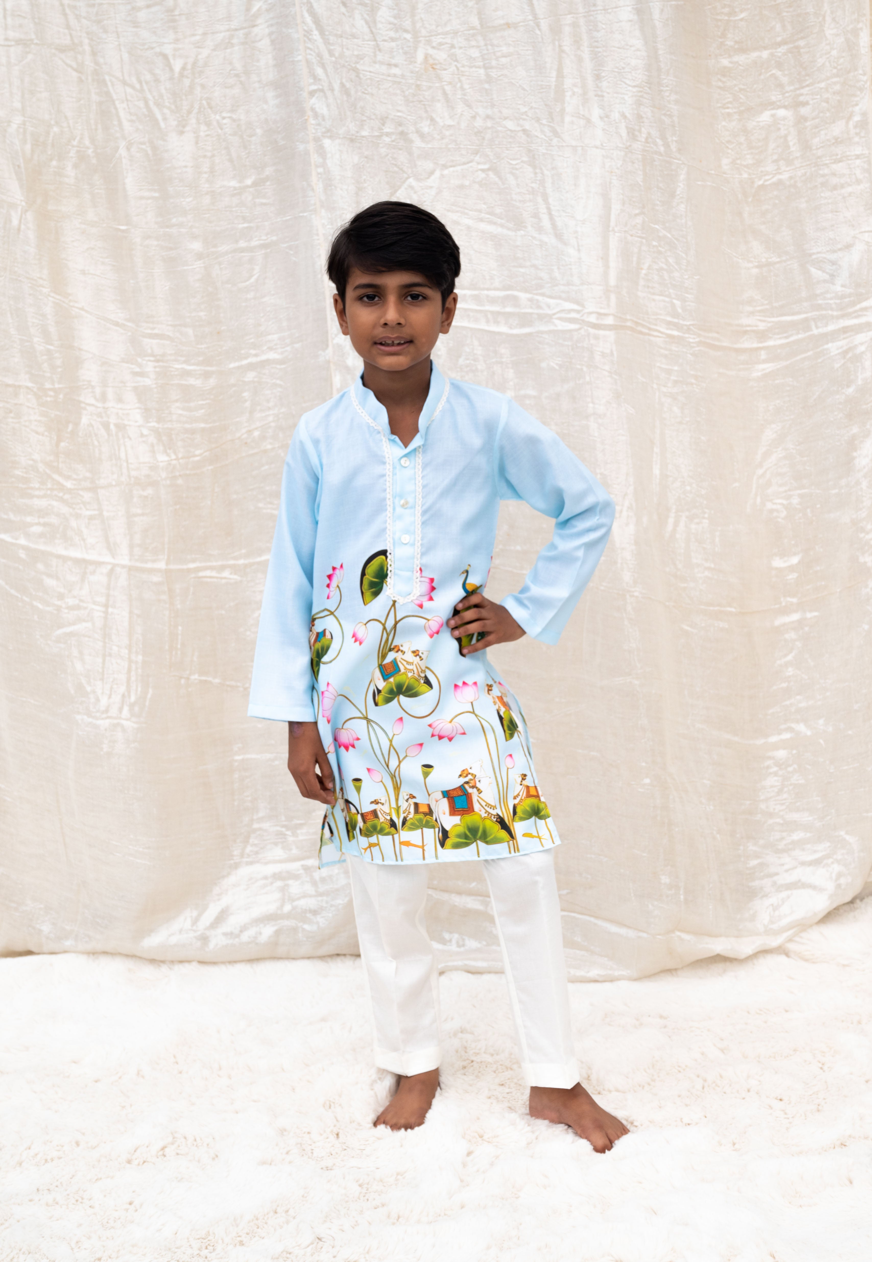 Lottes Printed Kurta with Pant