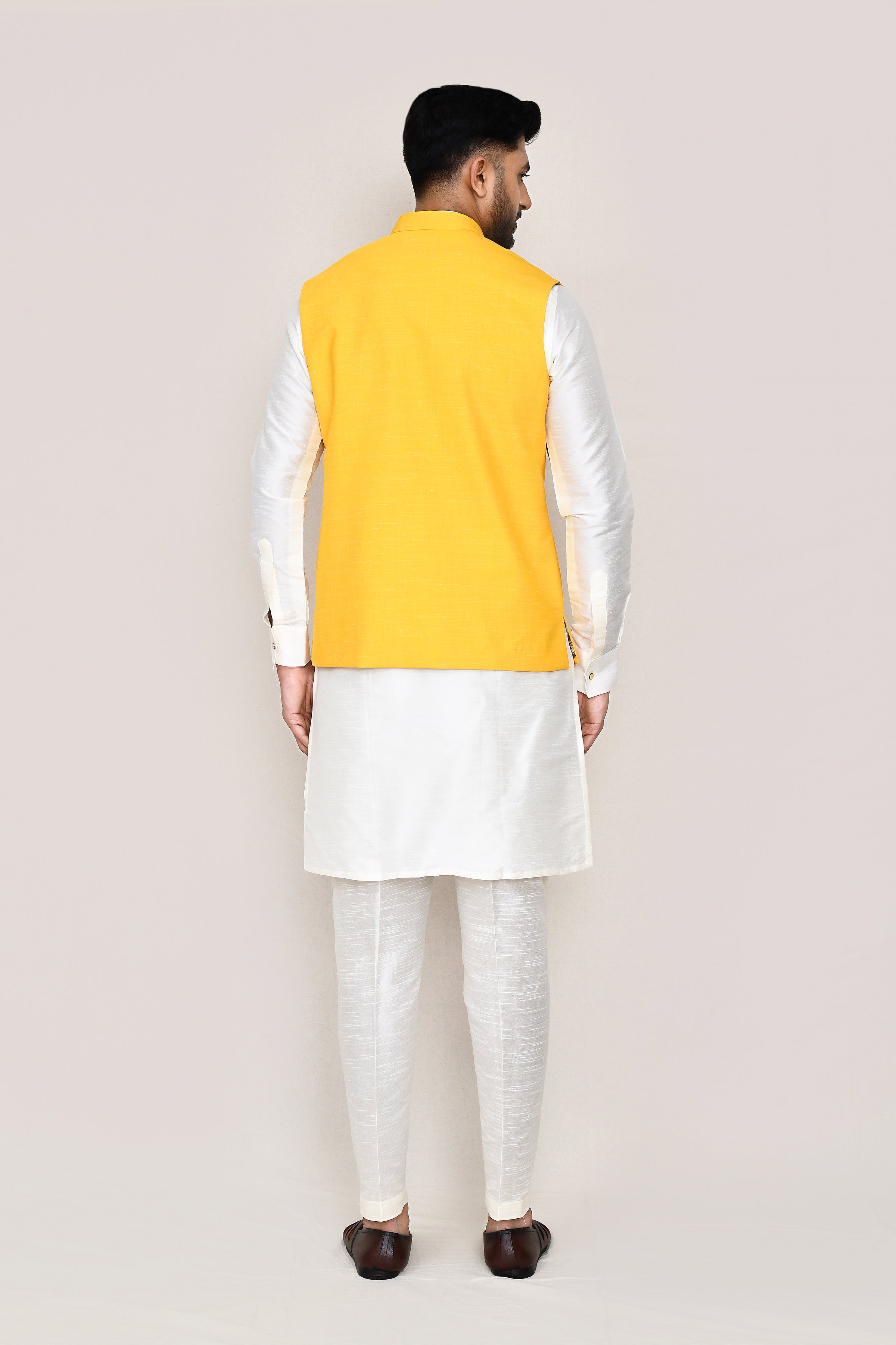 kurta, jacket with straight fit pant