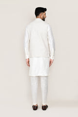 kurta, jacket with straight fit pant