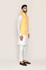 kurta, jacket with straight fit pant