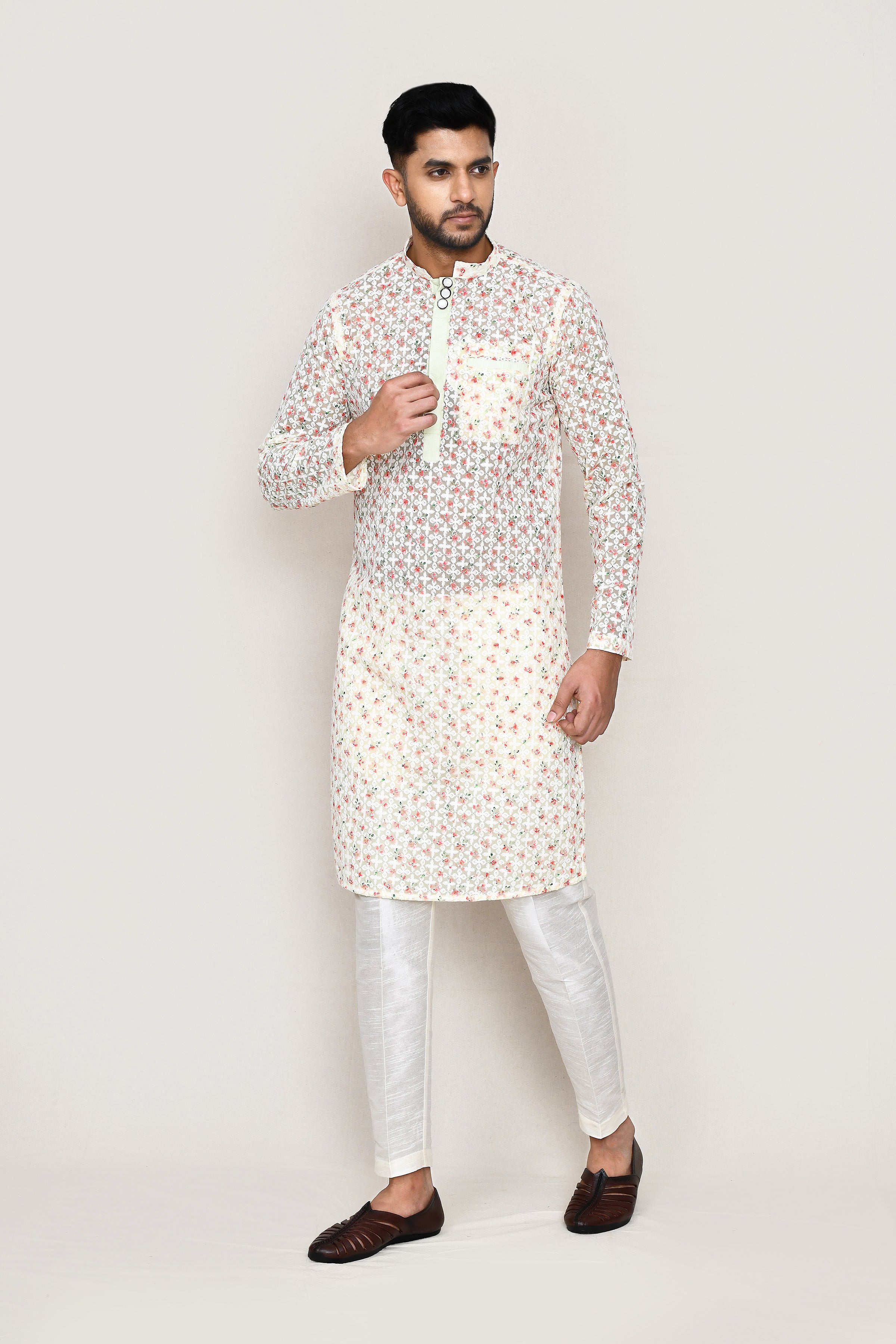 kurta with straight fit pant