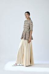 Ajrakh embellished jumpsuit