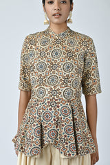 Ajrakh embellished jumpsuit