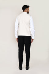 kurta, jacket with straight fit pant