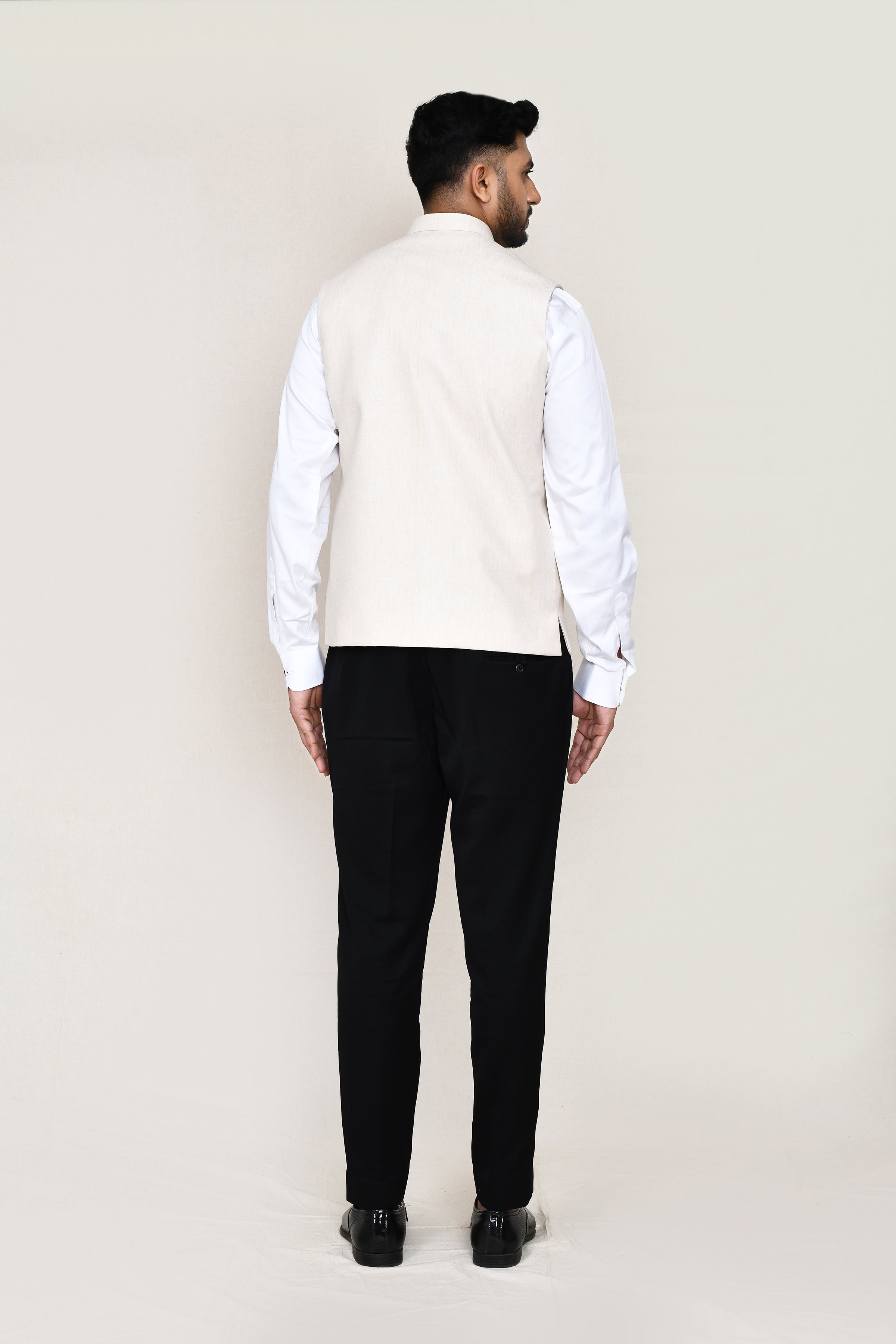 kurta, jacket with straight fit pant